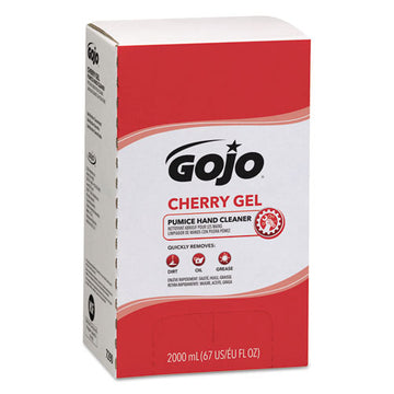 GOJO® Cherry Gel Pumice Hand Cleaner, Cherry Scent, 2,000 Ml Refill, 4-carton freeshipping - TVN Wholesale